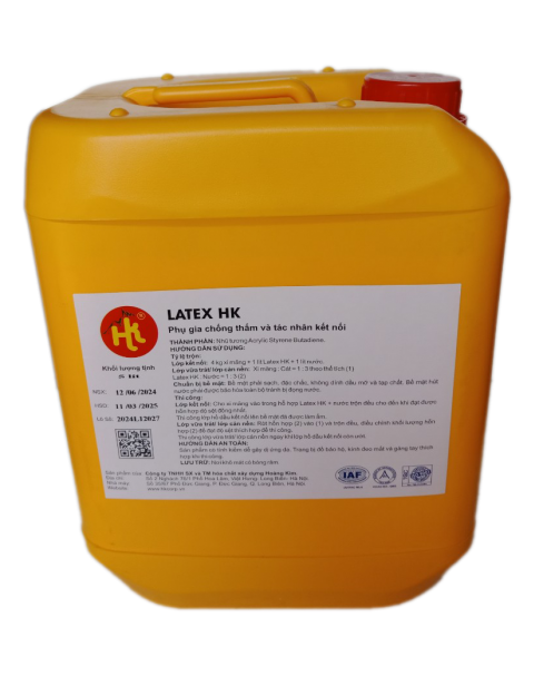 LATEX HK - PHỤ GIA CHỐNG THẤM VÀ TÁC NHÂN KẾT NỐI